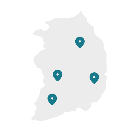 한국 지도