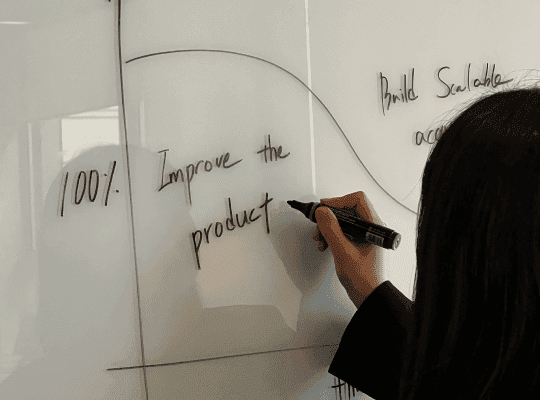 센디 팀원들이 협업하며 실패에서 배우는 모습